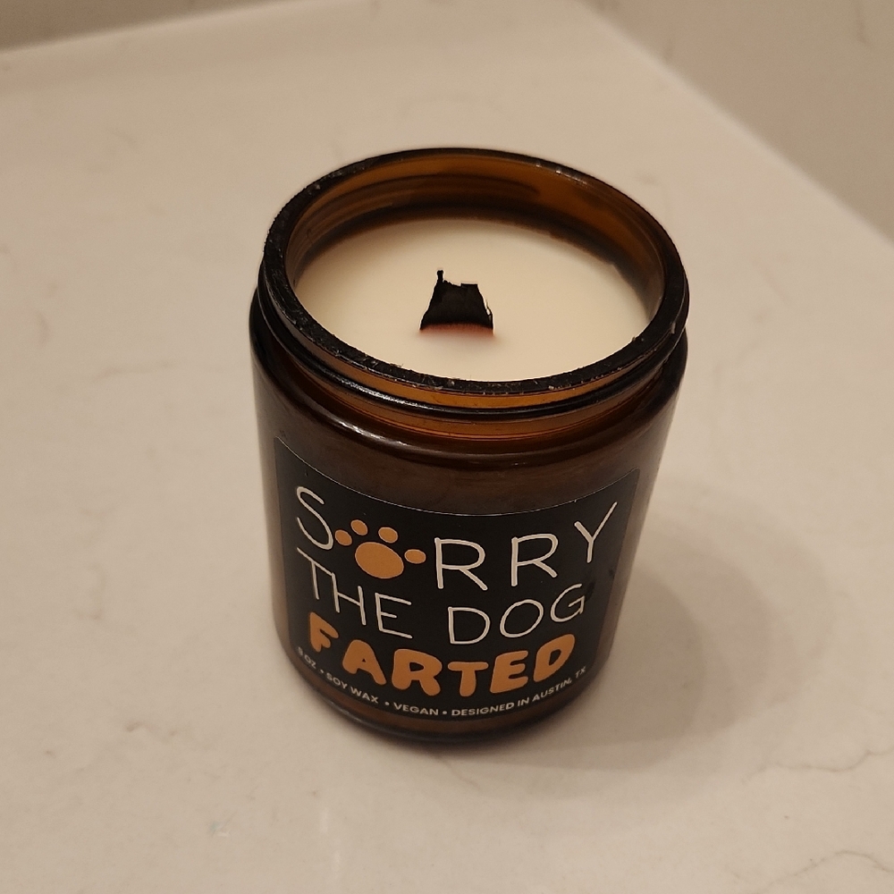 Joke Candle for Dog Owners - Actual Lavendar and Sage Scent